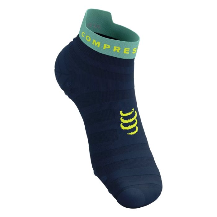 Compressport Unisex Strømper Pro Racing Socks v4.0 Ultralight Run Low Blå