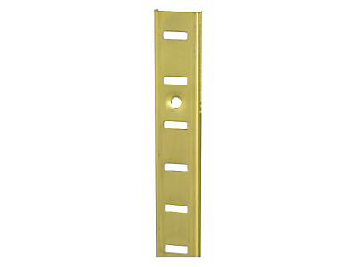Crémaillère à visser acier laitonné 2000 x 16 mm