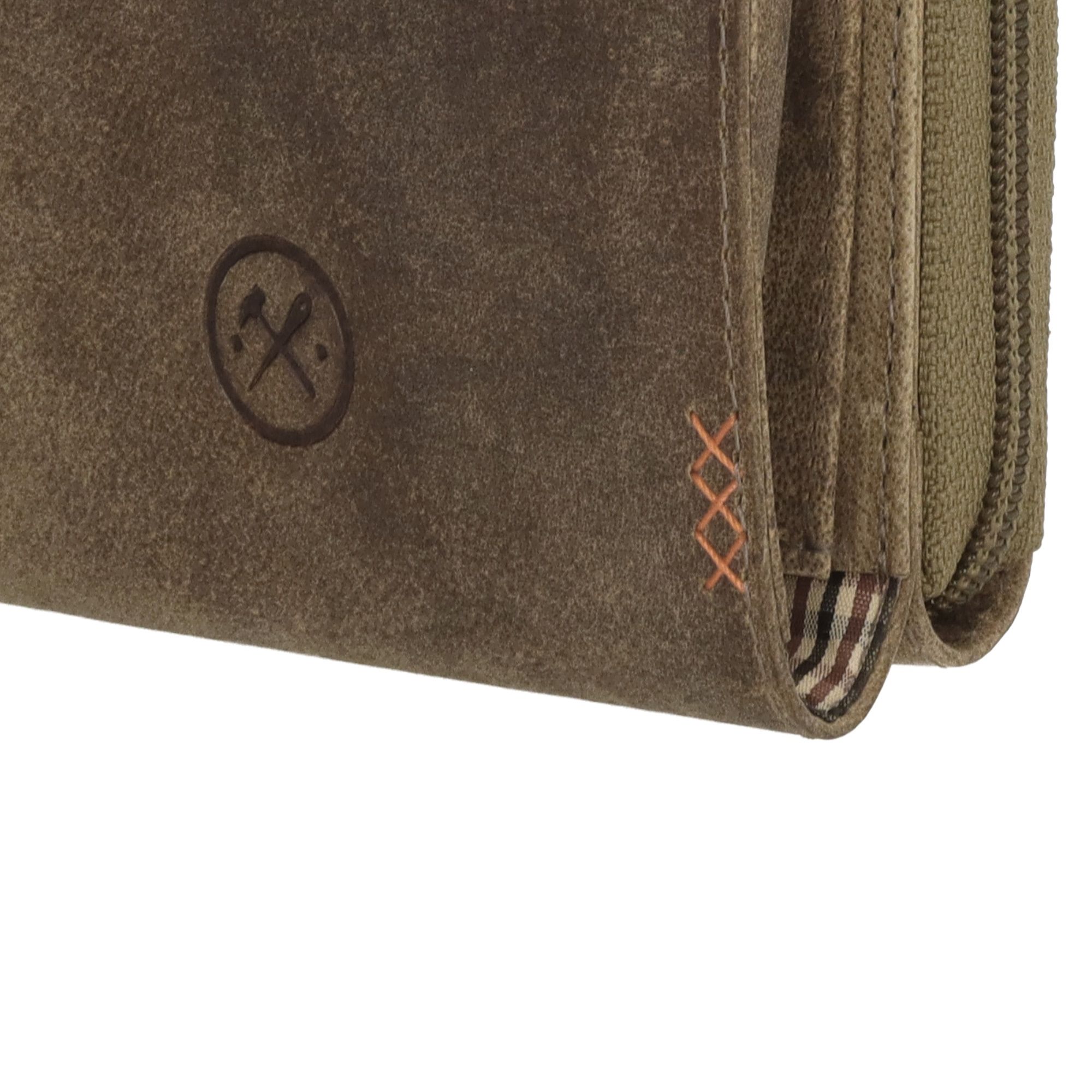 Hide & Stitches Idaho Telefoontasje Donkerzand