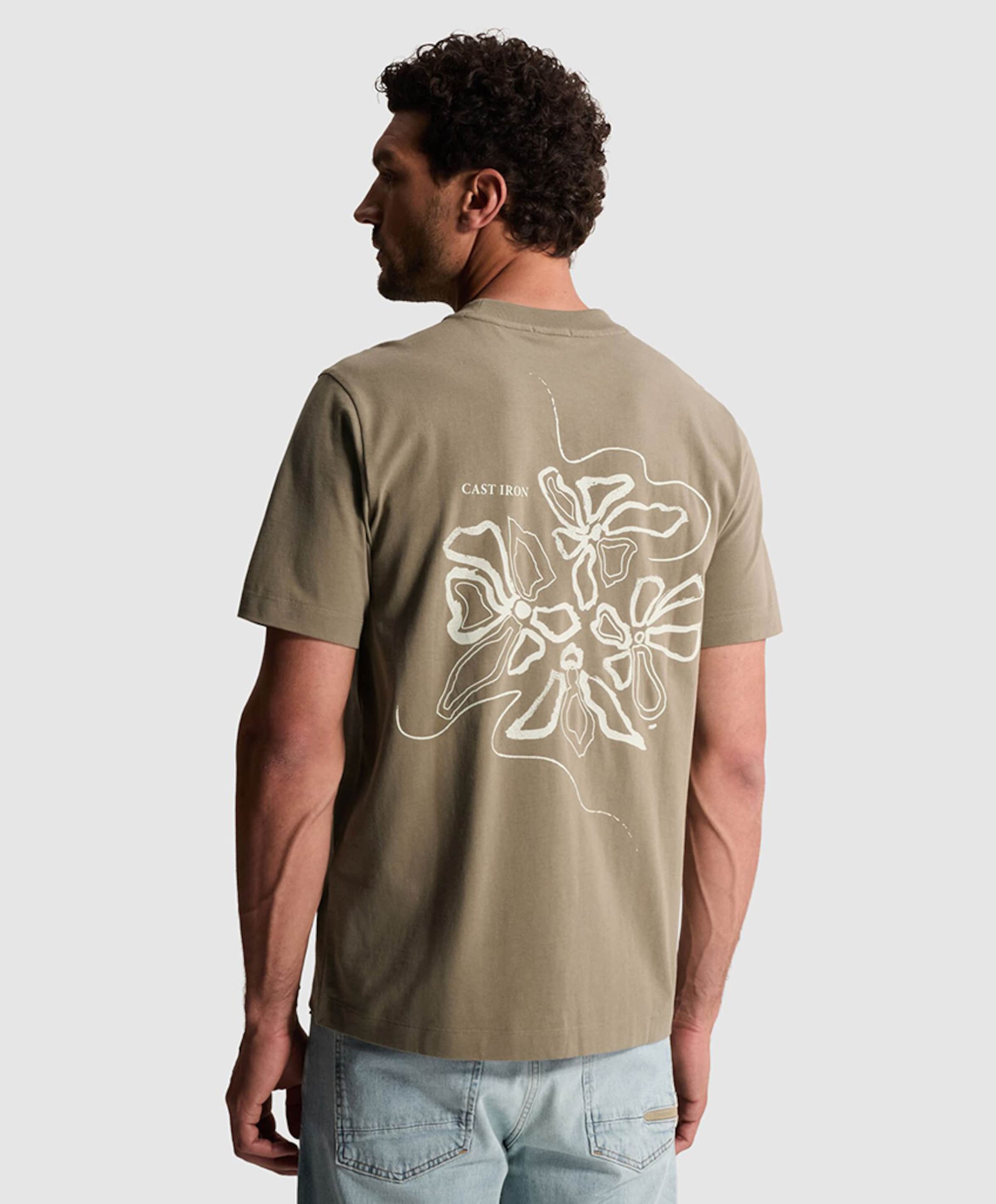 Cast Iron Heren T-shirt groen