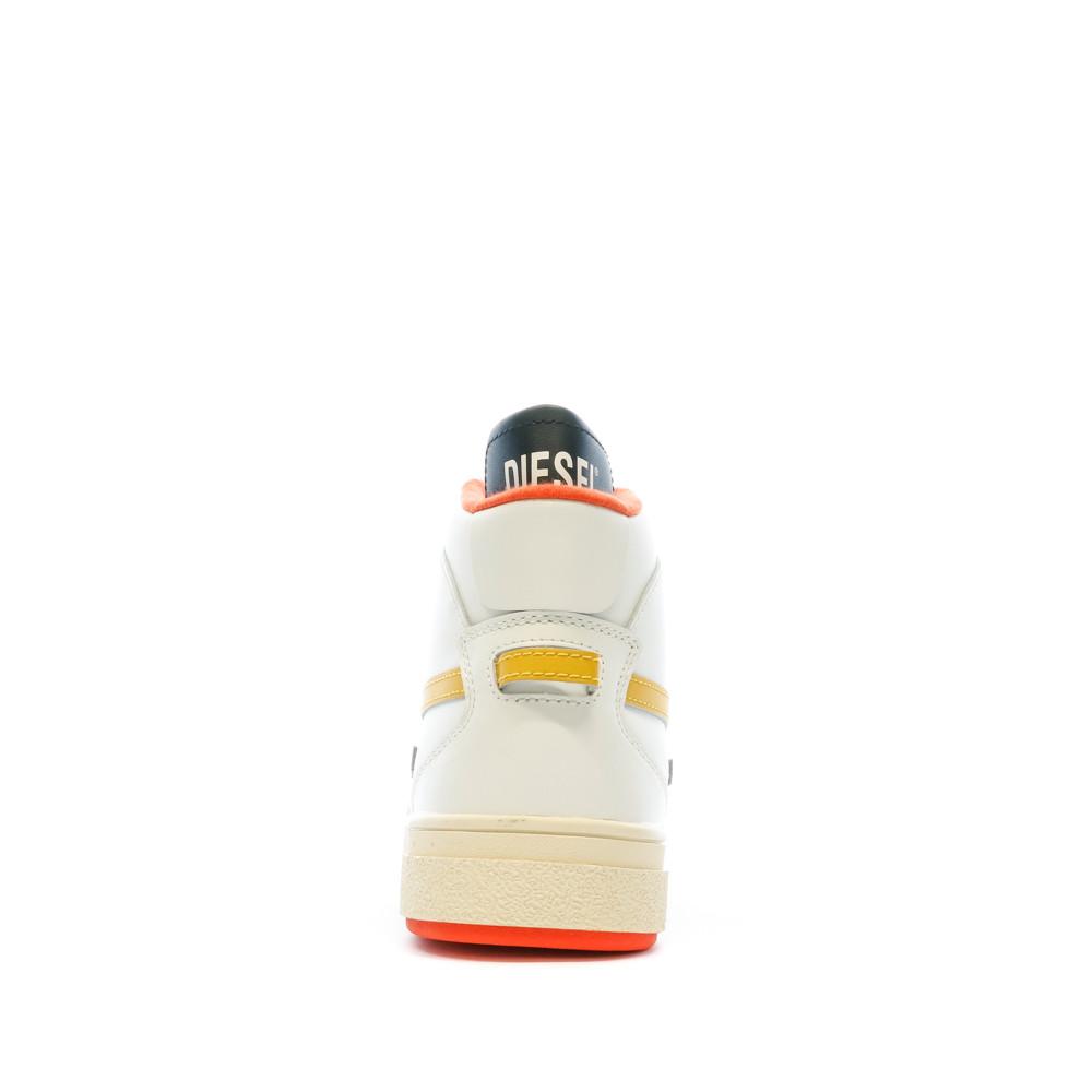 Diesel Baskets Blanche/Jaune Homme Diesel Sukiyo