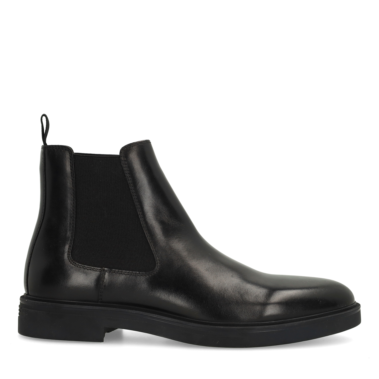 Zwarte leren Chelsea boots