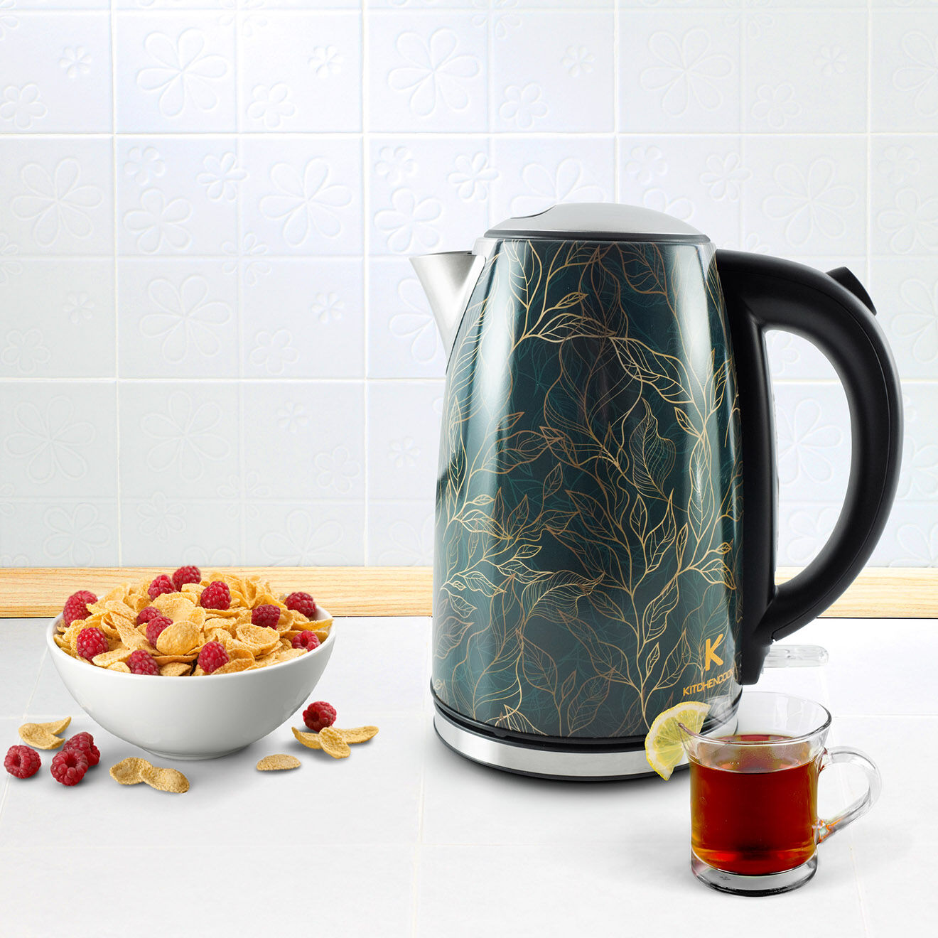 Kitchencook Bouilloire électrique tropic multicolore