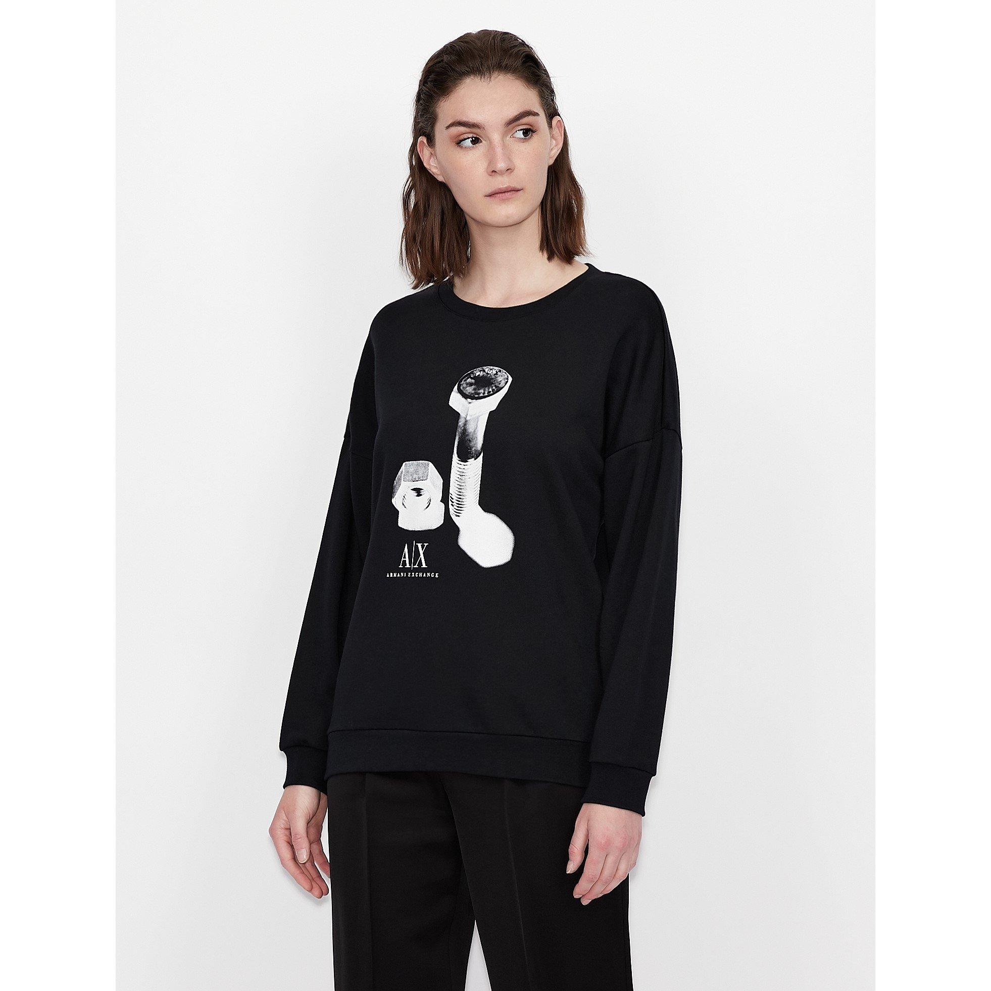 Armani Exchange Felpa Crewneck Jumper