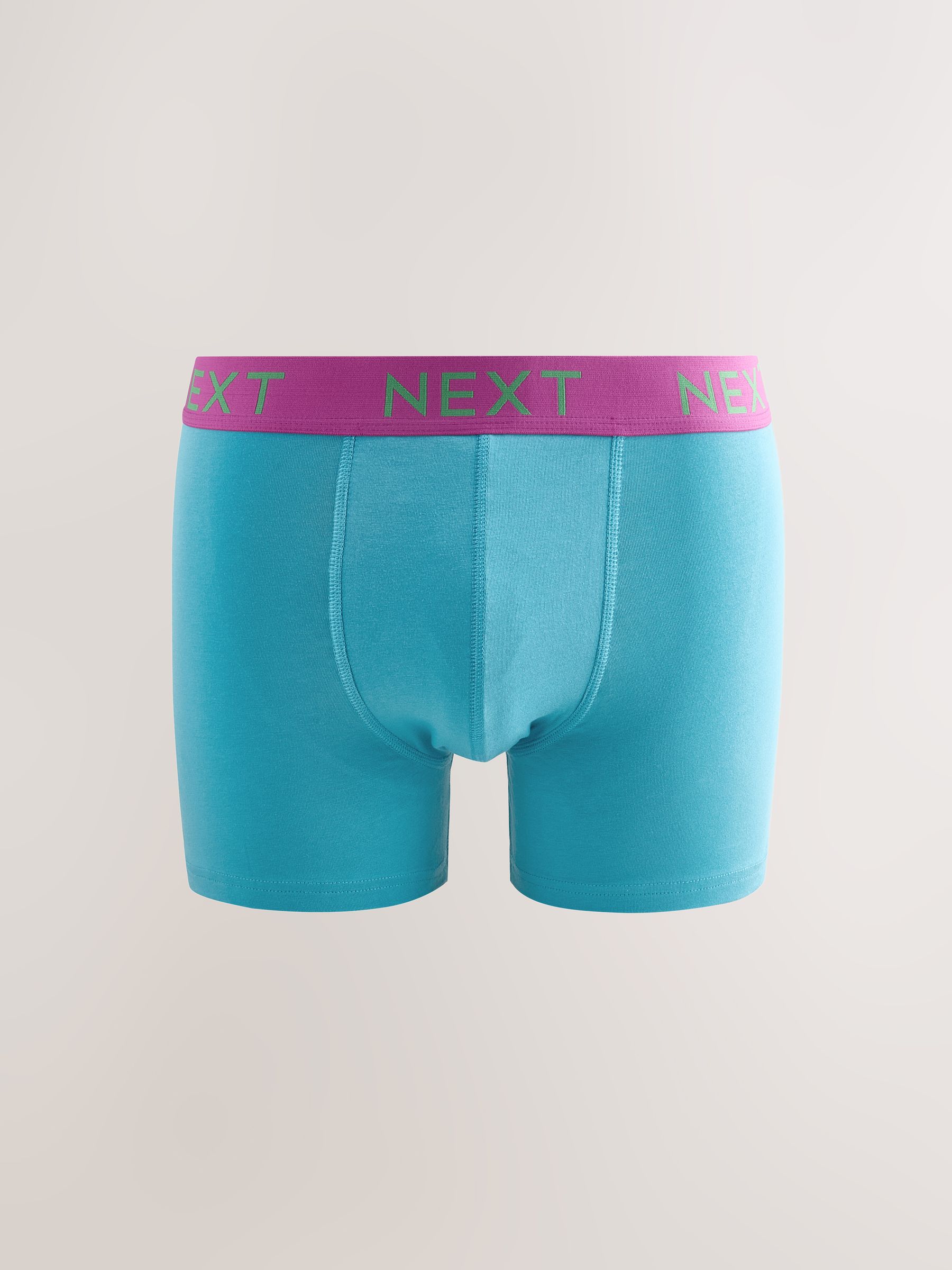 Marineblauw fel Paarse/ Oranje taillebanden - Katoenrijke trunk boxershorts verpakking van 10
