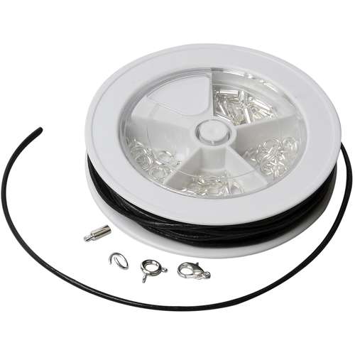 Schmuck-Bastelset mit Lederband