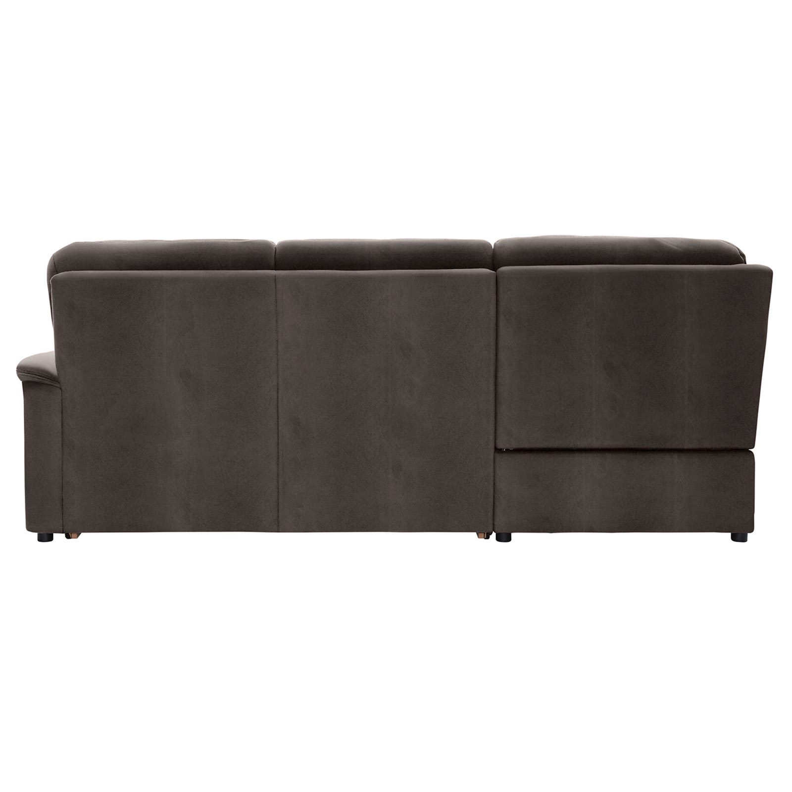 polsterpower Ecksofa - Saddle anthrazit - Basismodell - Ottomane links