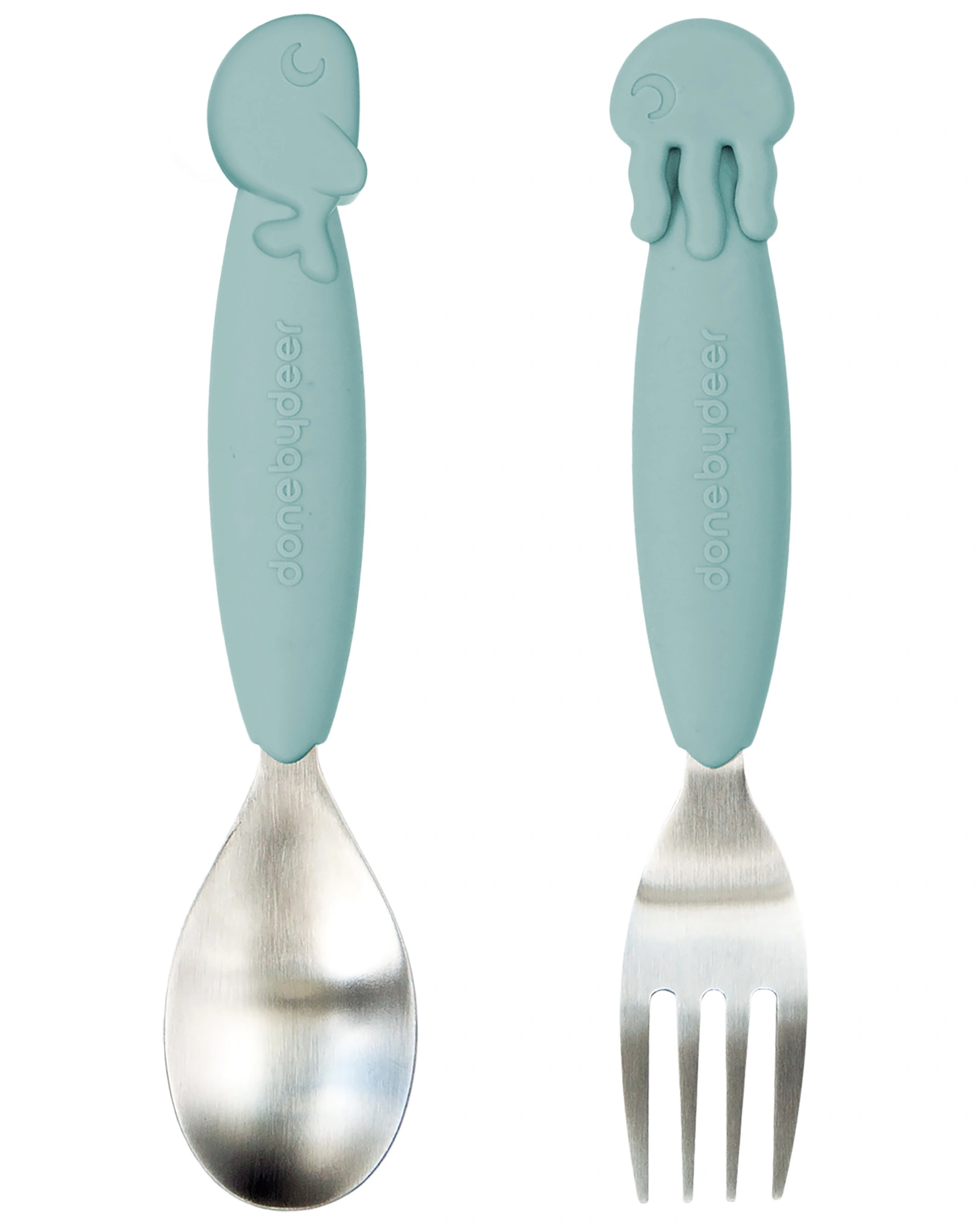 Besteckset YUMMYPLUS - SEA FRIENDS 2-teilig in blau
