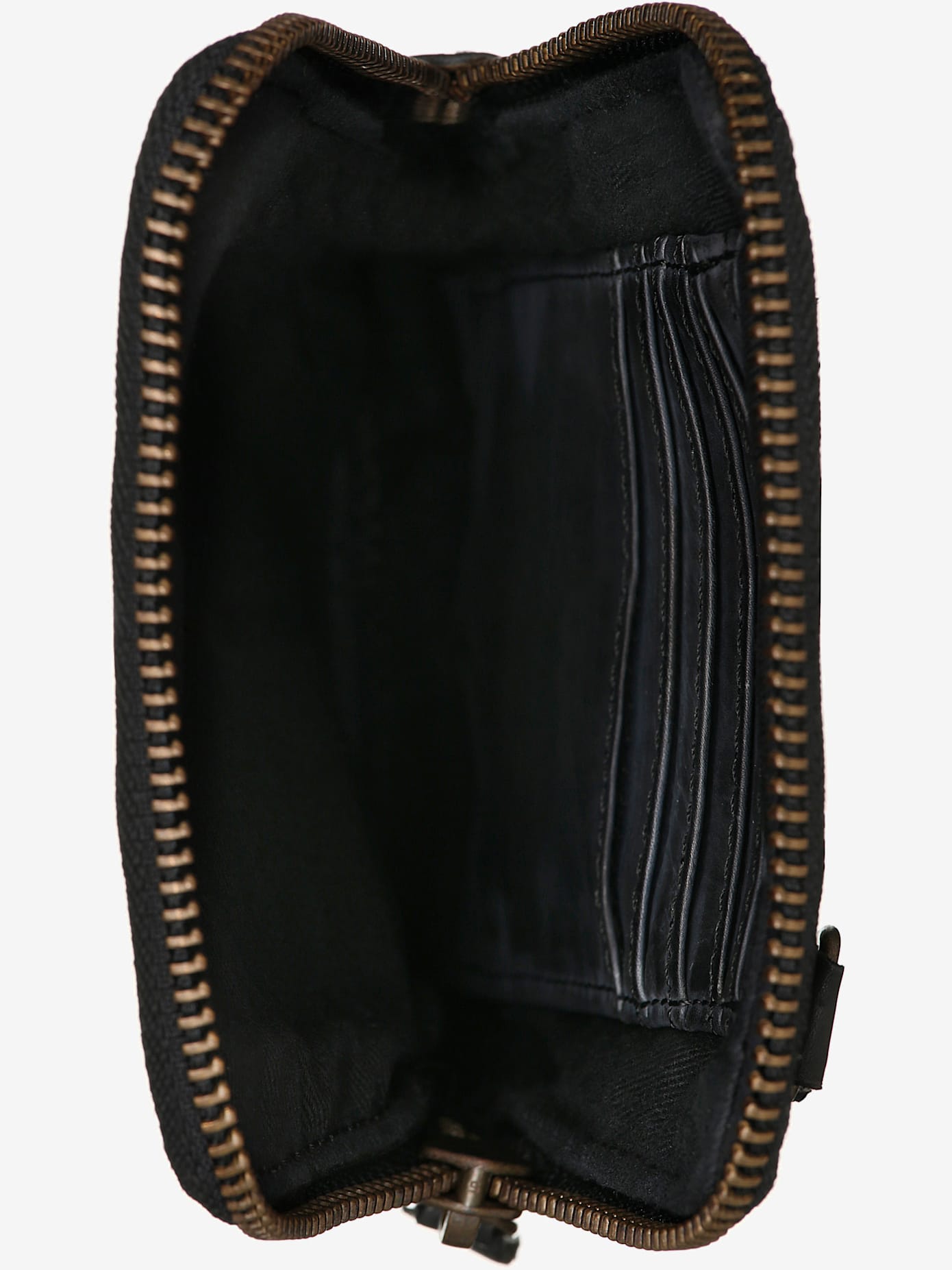 Petit sac en cuir délavé
