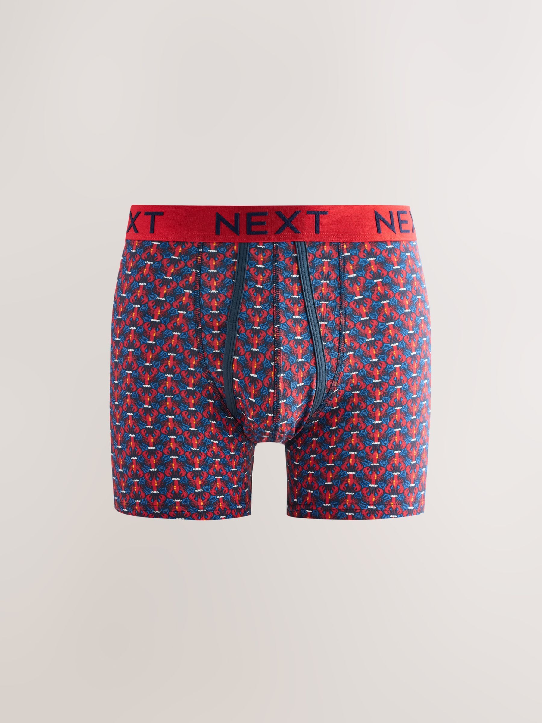 Navy Sealife Geo - Animal - 4 Boxershorts zonder plooi