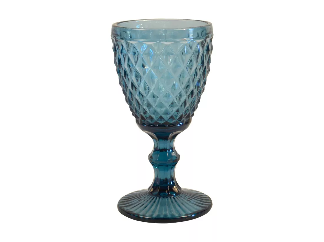 Diamond Bleu - 6 verres à pied 20 cl