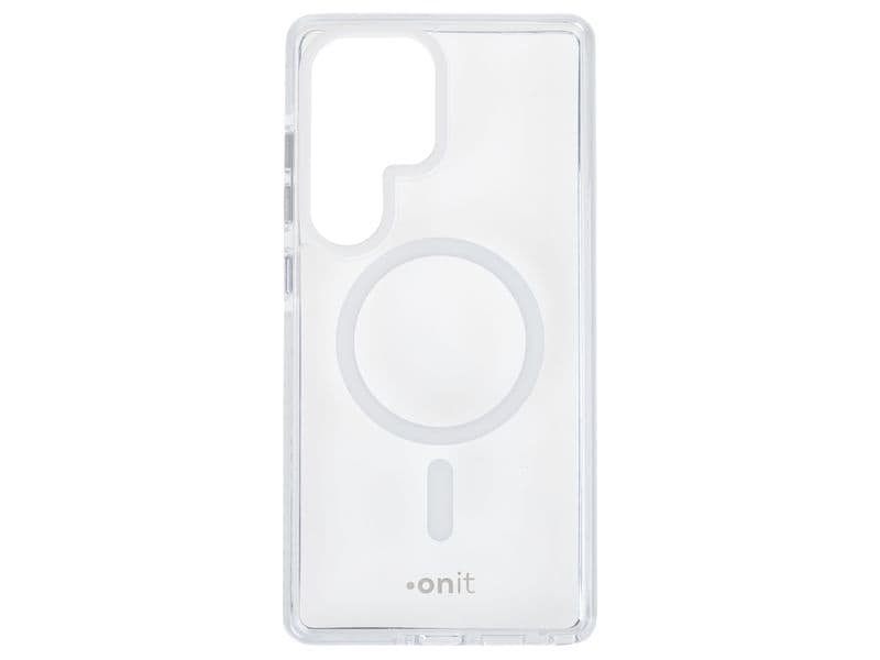 onit Back Cover Armorix Galaxy S25 Ultra Weiss transparent MagSafe-kompatible Schutzhülle, fallgeprüft nach MIL-STD-810H