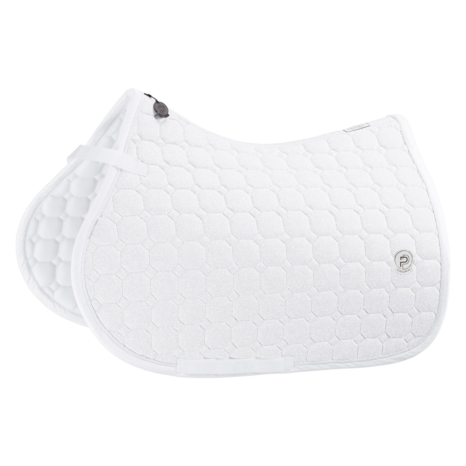 ESKADRON Platinum Schabracke Cotton Glitter - white