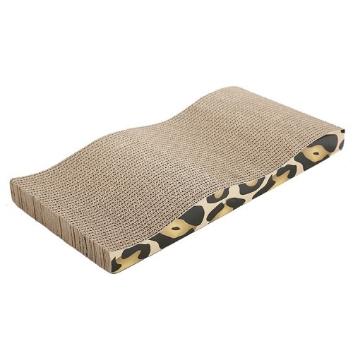 Arranhador ondulado para gatos Mypetcare, marrom