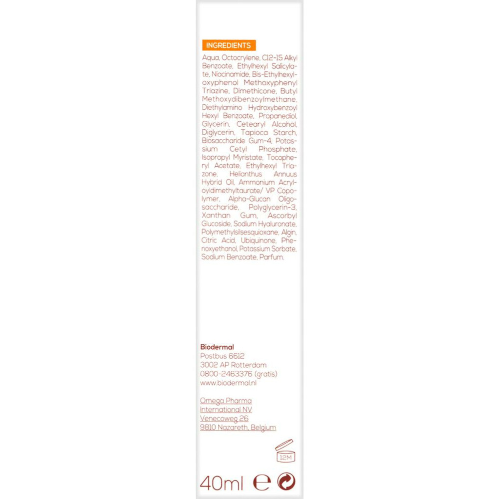 2x Biodermal Zonnecrème Gezicht Anti Age SPF 3040 ml