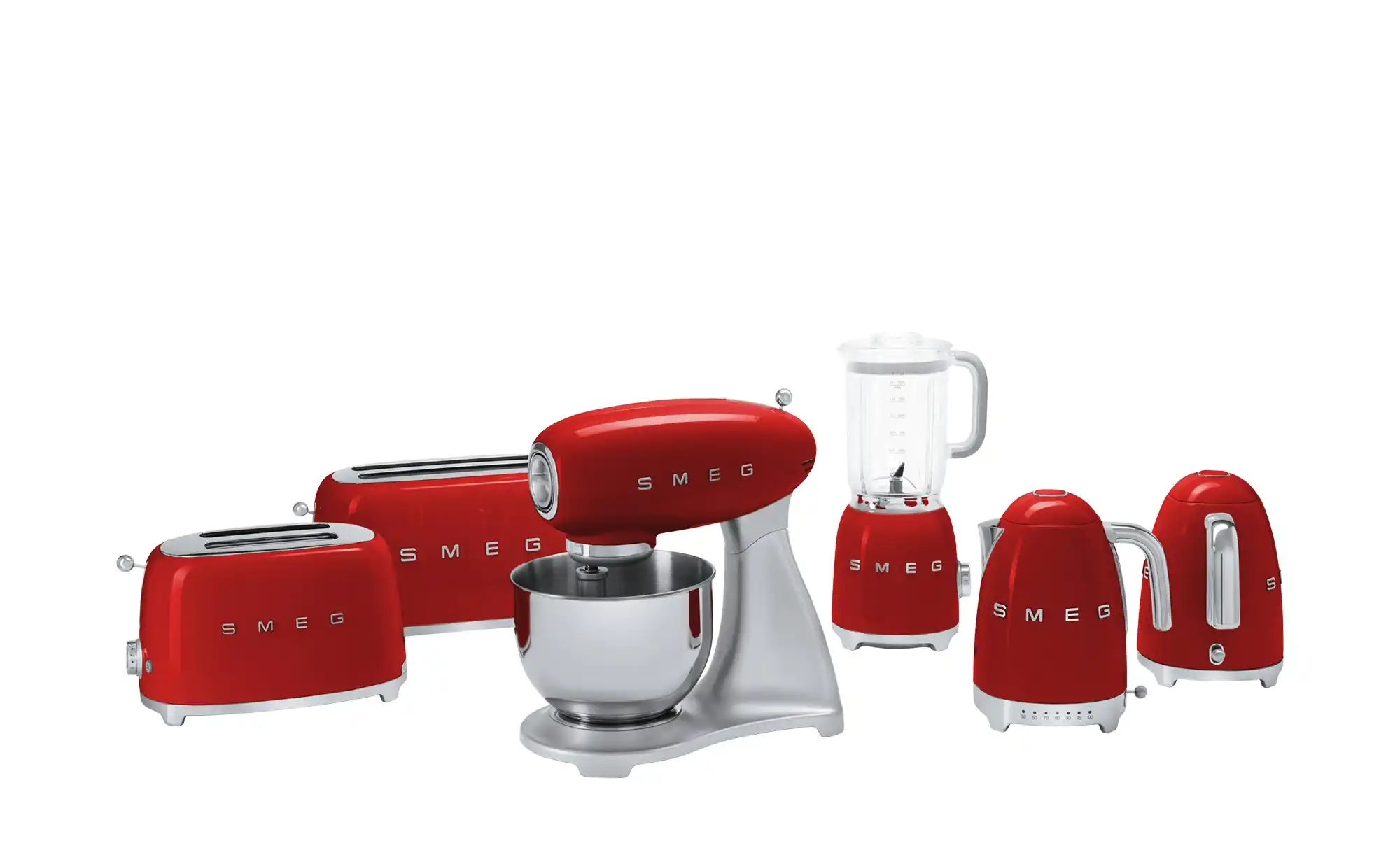 smeg 4-Scheiben-Toaster TSF02RDEU