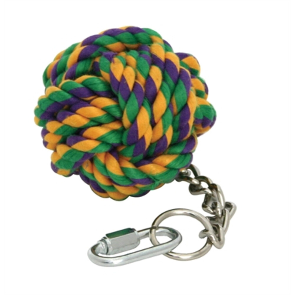 Happy Pet Touwbal Aan Ketting Vogel 6,5 cm