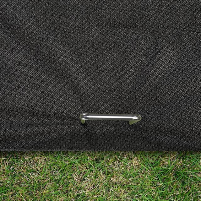 Jordanker 100x Jordspyd 150 x 25 x 2,7 mm (sølv)