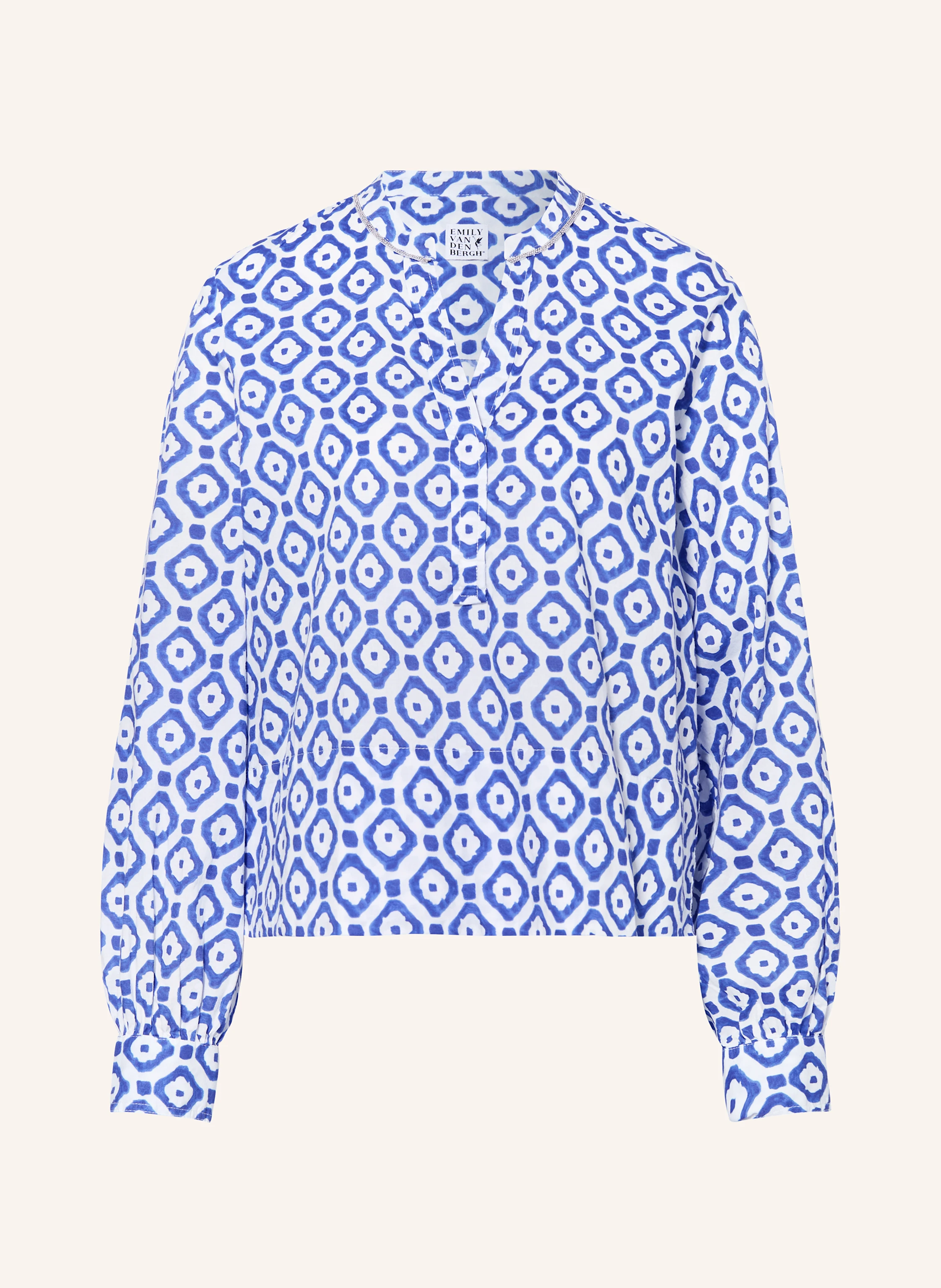 Emily VAN DEN BERGH Blusenshirt mit Schmuckperlen