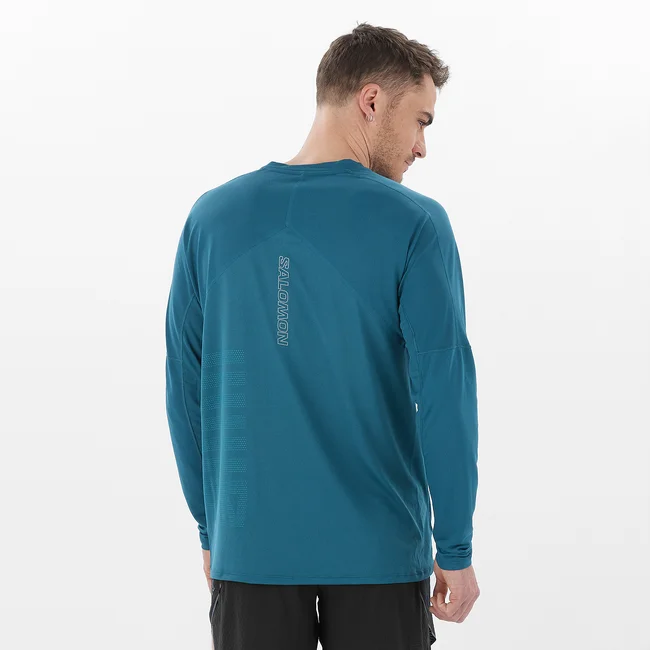 SENSE AERO GRAPHIC  Langarmshirt Herren DEEPDIVE/TahitianTide