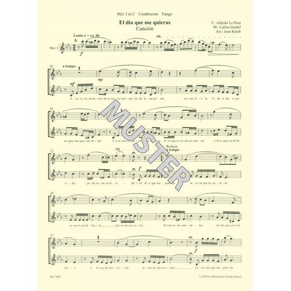 Bärenreiter combocom Tango