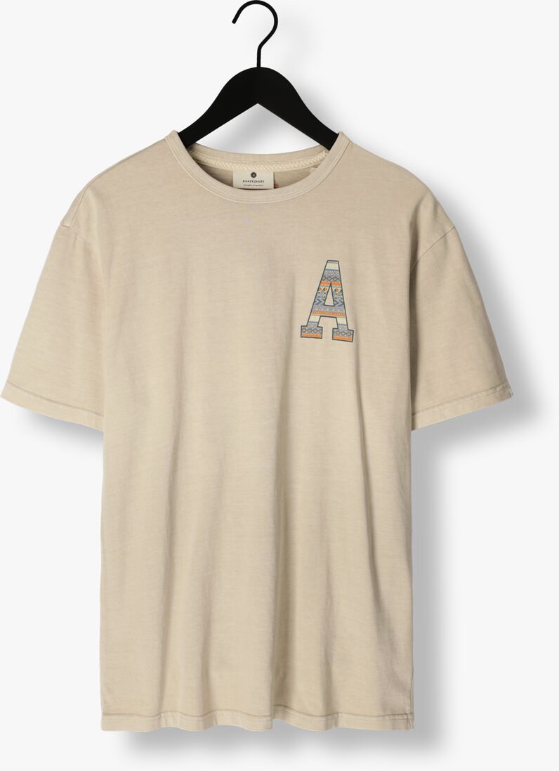 ANERKJENDT beige anerkjendt t-shirt akkikki s/s print tee