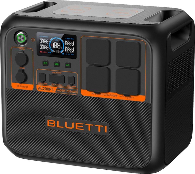 Bluetti AC200P L - Power Station - 2400W - 2304Wh - 1200W Zonnepanelen
