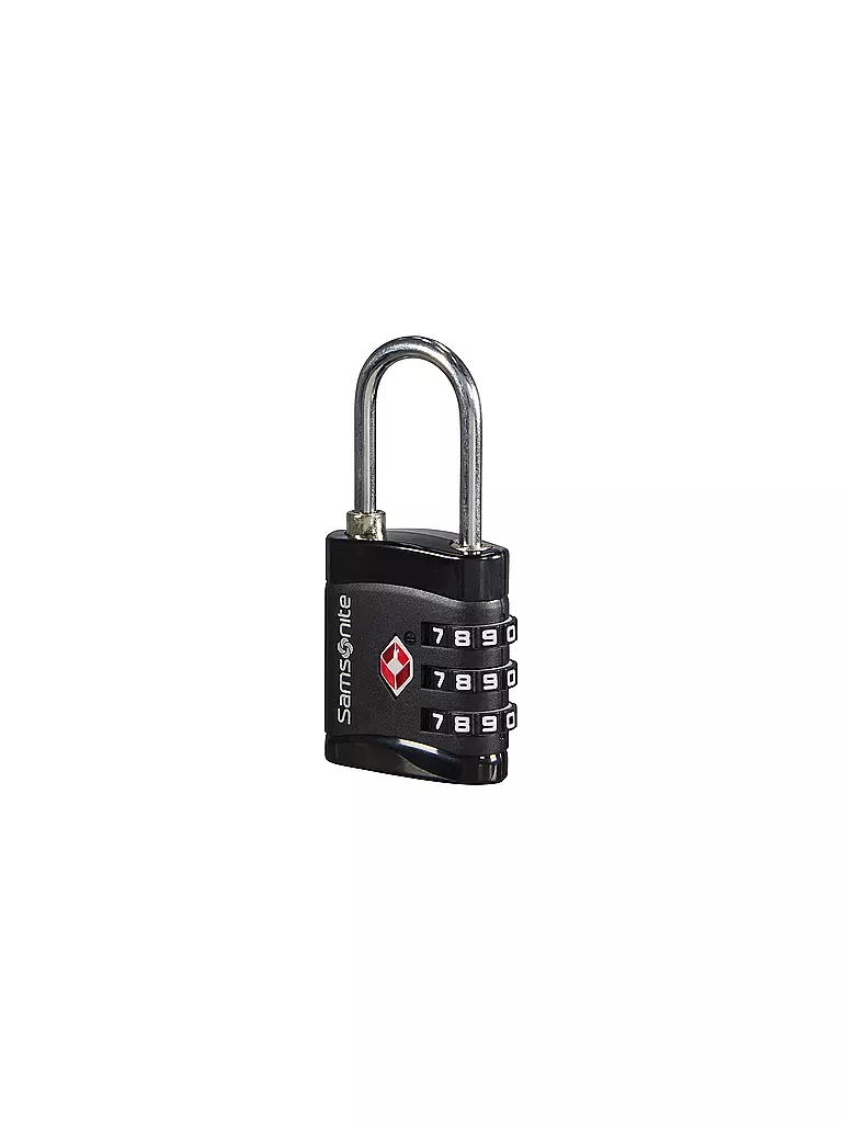 SAMSONITE Schloss Combilock 3 Dial TSA Light Black schwarz