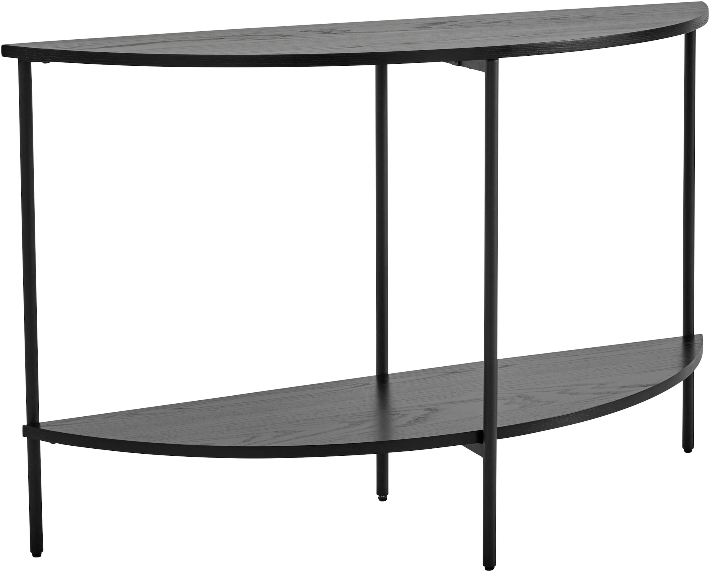 LeGer Home by Lena Gercke Konsolentisch »Leonore, TOPSELLER!, OTTOs Choice« aus massivem Eschenholzfurnier, pulverbeschichtetes Metallgestell