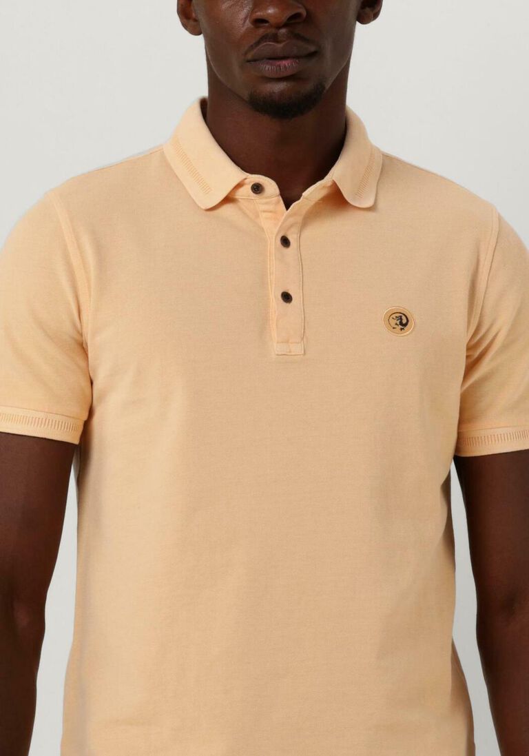 CAST IRON perzik cast iron polo short sleeve polo injected cotton pique