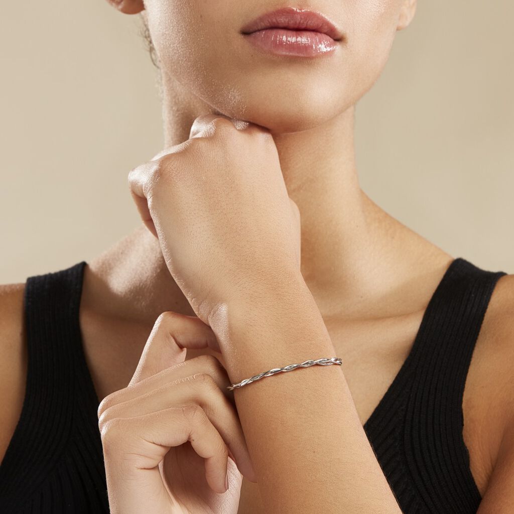 Bracelet Eira Argent Blanc