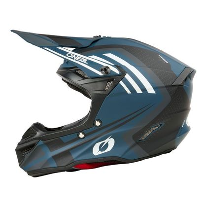 Casque cross O'Neal 5SRS POLYACRILYTE - SPIKE 2025 - Blanc / Bleu