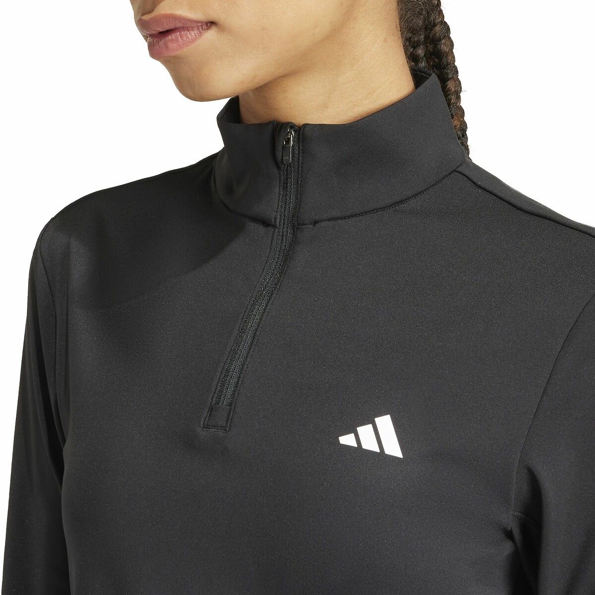 adidas Performance<br>Trainingsvest com 1/4 rits, Hyperglam