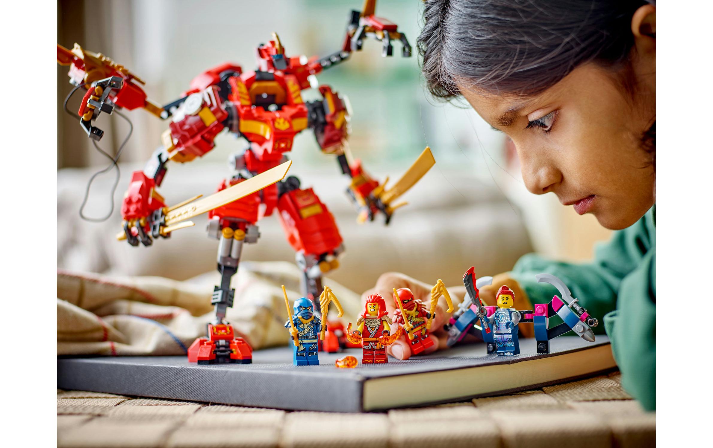Ninjago Kais Ninja-Kletter-Mech 71812Abenteuer-Spielset für Kinder mit baubarer Actionfigur und Minifiguren
