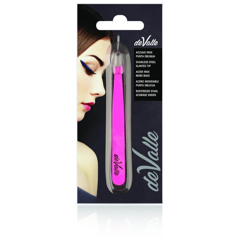 Pince à épiler rose Devalle