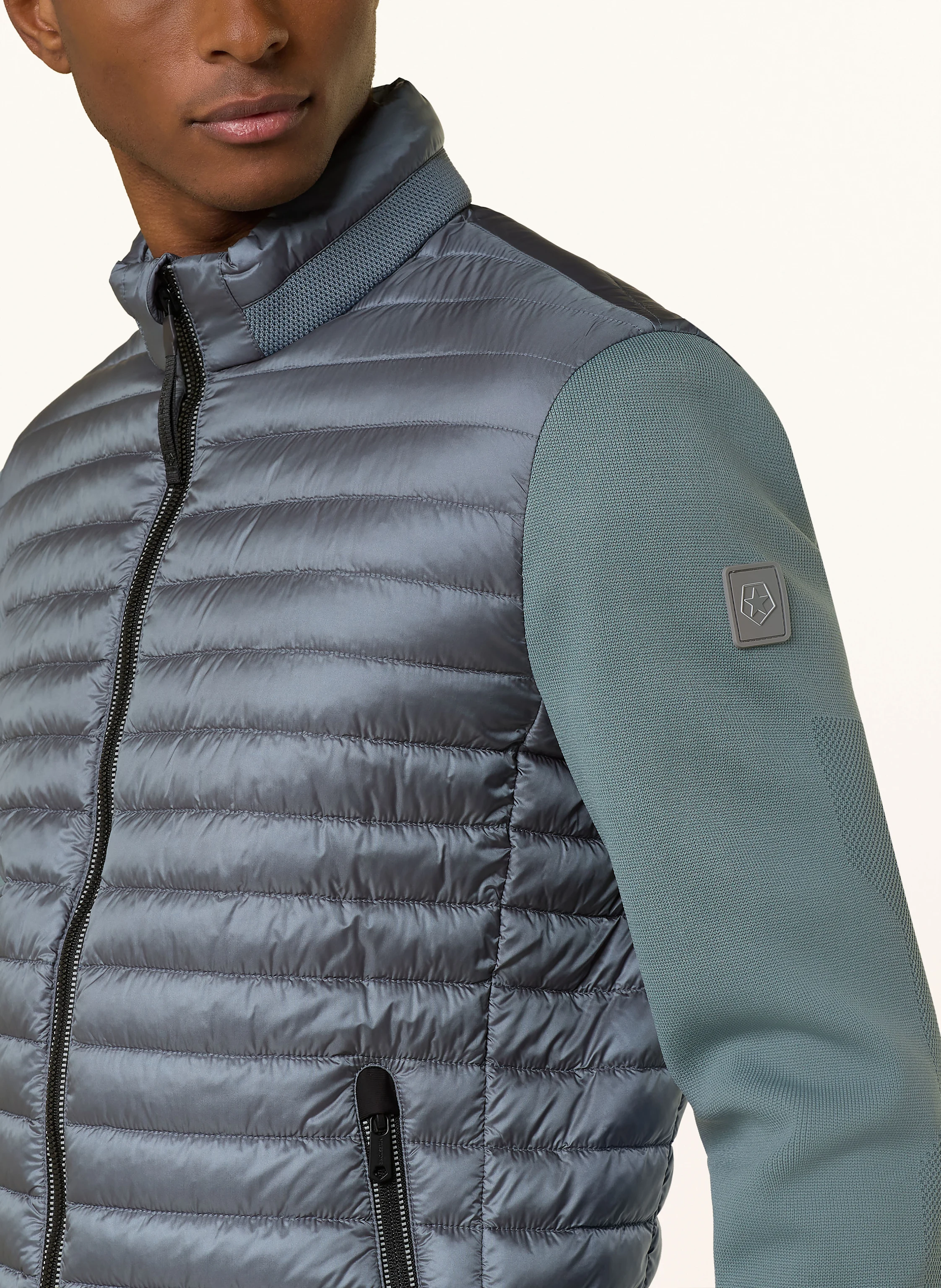 MILESTONE Steppjacke MSAMARILLO im Materialmix