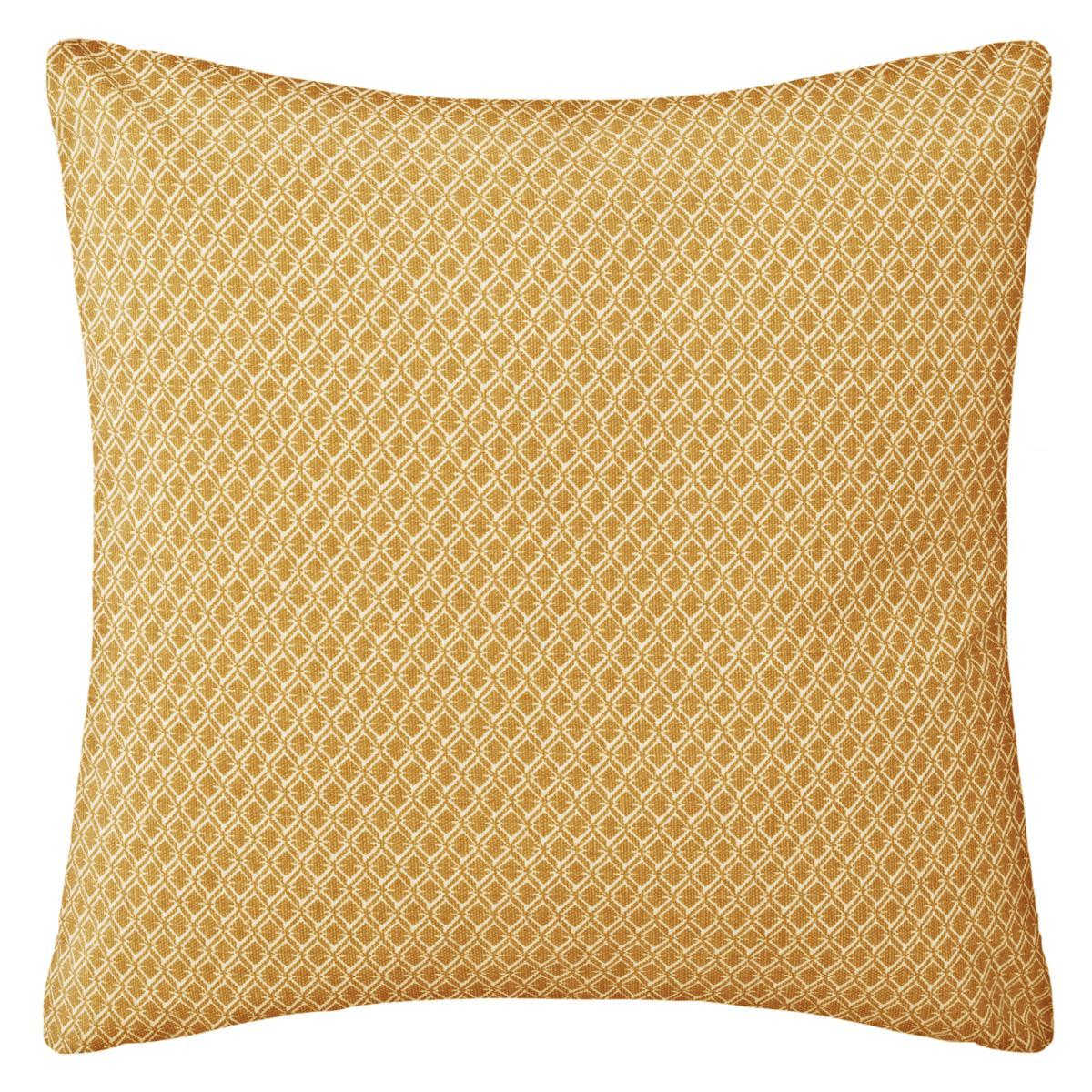 COUSSIN MOTIF OTTO OCRE 38X38CM