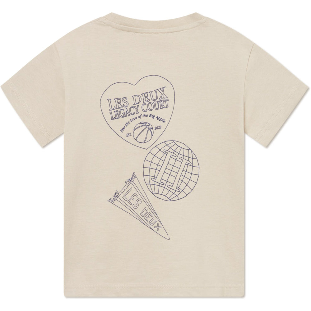 Køb Les Deux Kids Light Sand Atlas T-Shirt