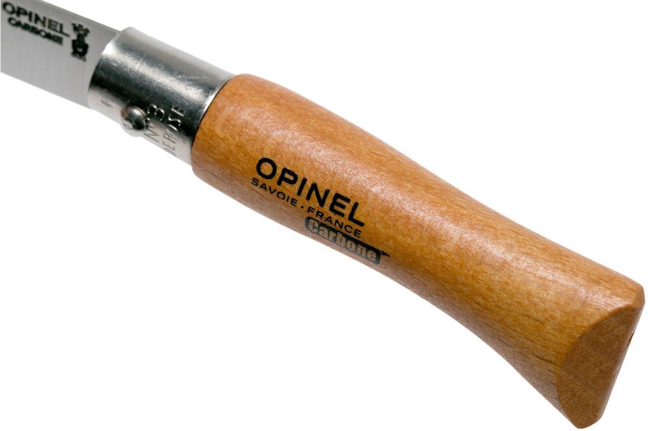 Opinel zakmes No. 03, koolstofstaal, lemmetlengte 4 cm