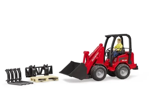 Bruder Schäffer Compact loader 2630 with figure and accessories toy