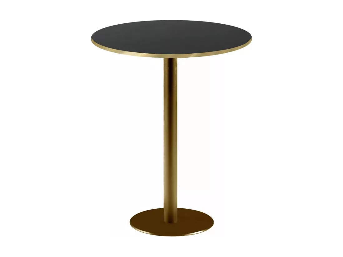 Mange-debout rond Ø 60 cm Rome bistrot noire