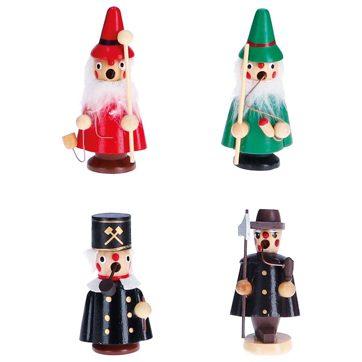 Figur Räuchermann aus Holz mini Höhe 9 cm