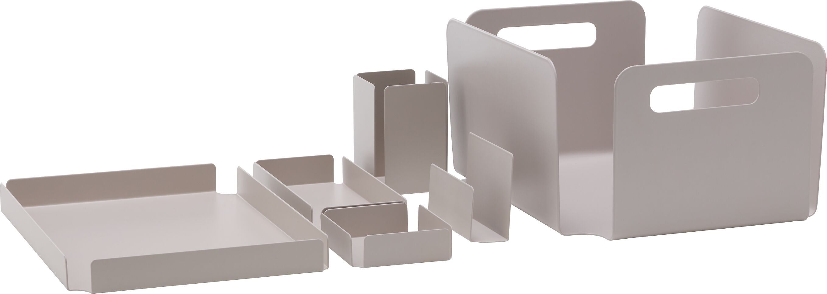 NOTCH Magazinhalter sand 31.6x25.7x16.7 - Sand / B: 31.6 cm x T: 25.7 cm x H: 16.7 cm