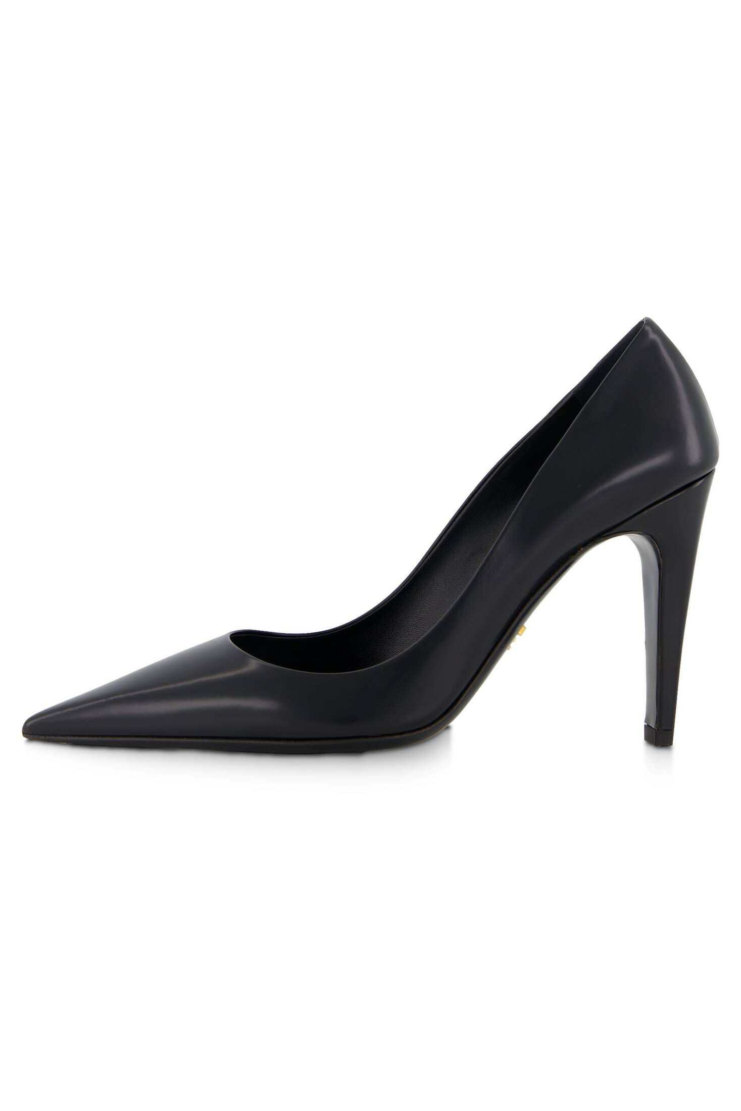 Prada| Damen Pumps aus gebürstetem Leder