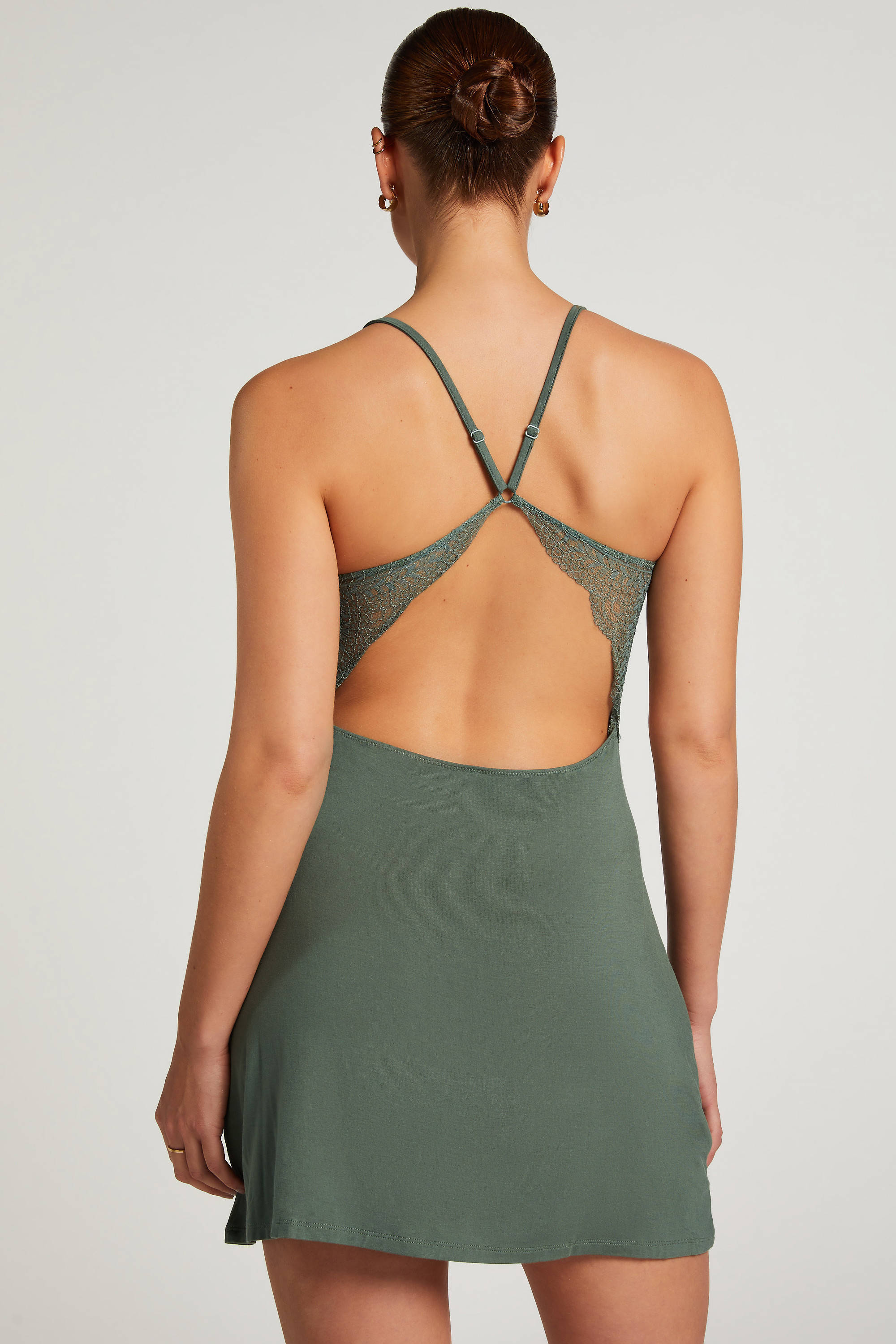 Hunkemöller slipdress groen