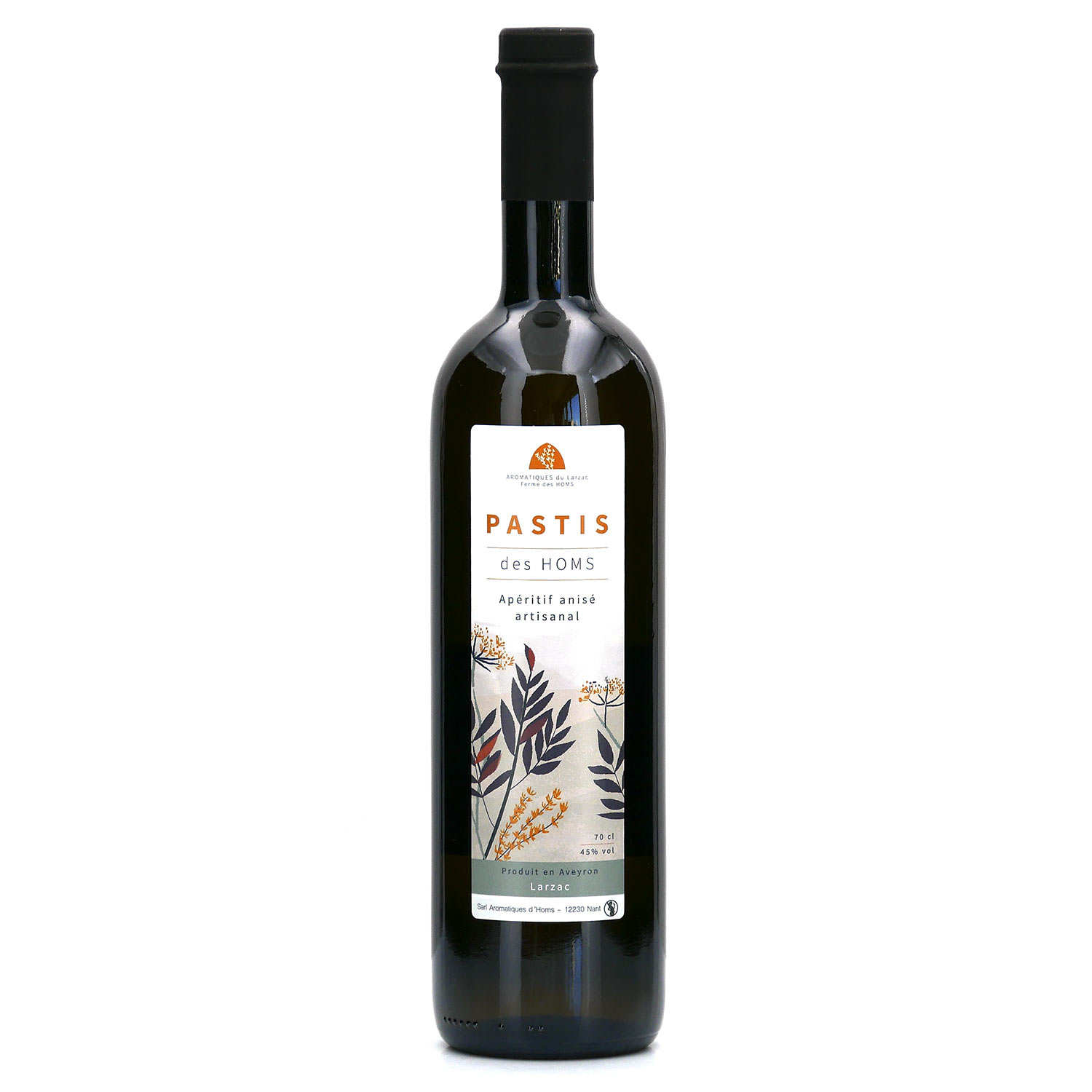 Pastis artisanal à l'ancienne des Homs 45%