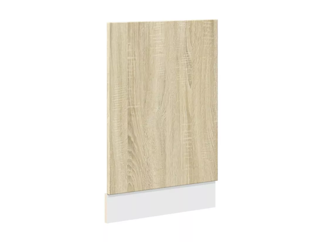 Panneau de lave-vaisselle chêne sonoma bois d'ingénierie