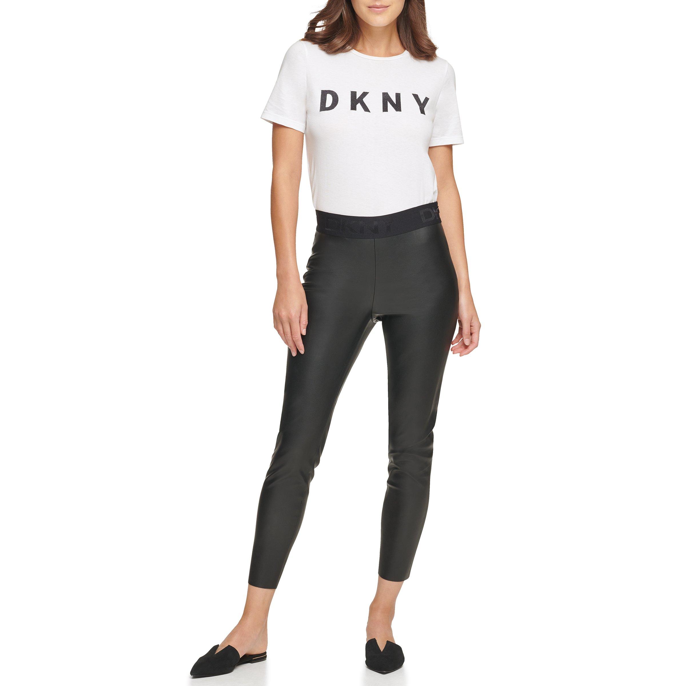 DKNY Faux Leather Leggings
