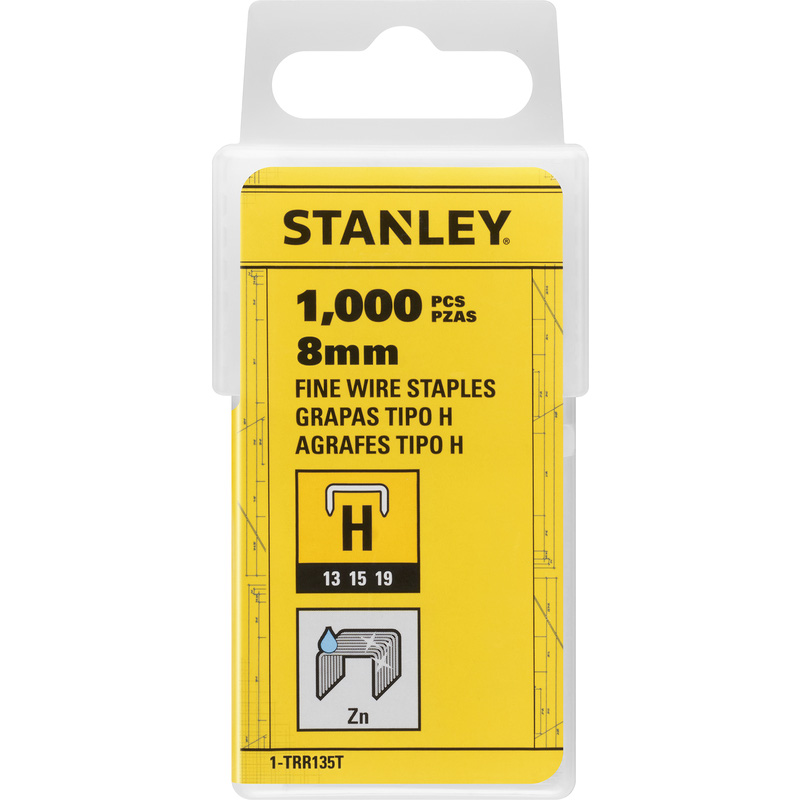Stanley nieten Type H 10mm
