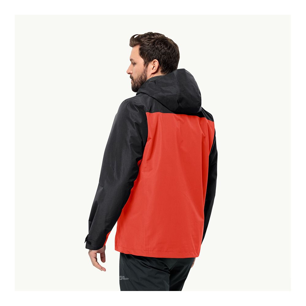 Jack Wolfskin TAUBENBERG 3IN1 - Veste Homme strong red